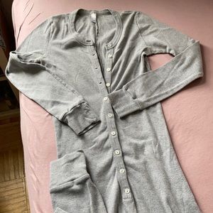 Size small American Apparel unisex sleep onesie